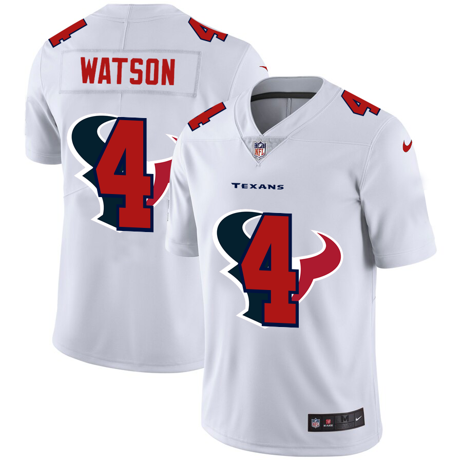 2020 New Men Houston Texans #4 Watson white  Limited NFL Nike jerseys->tennessee titans->NFL Jersey